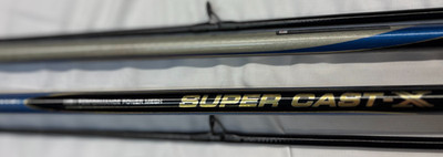 2x (PAIR) DAIWA Super Cast X 11ft 6'' 2/4 oz Sea Fishing Rod Good Quick Delivery