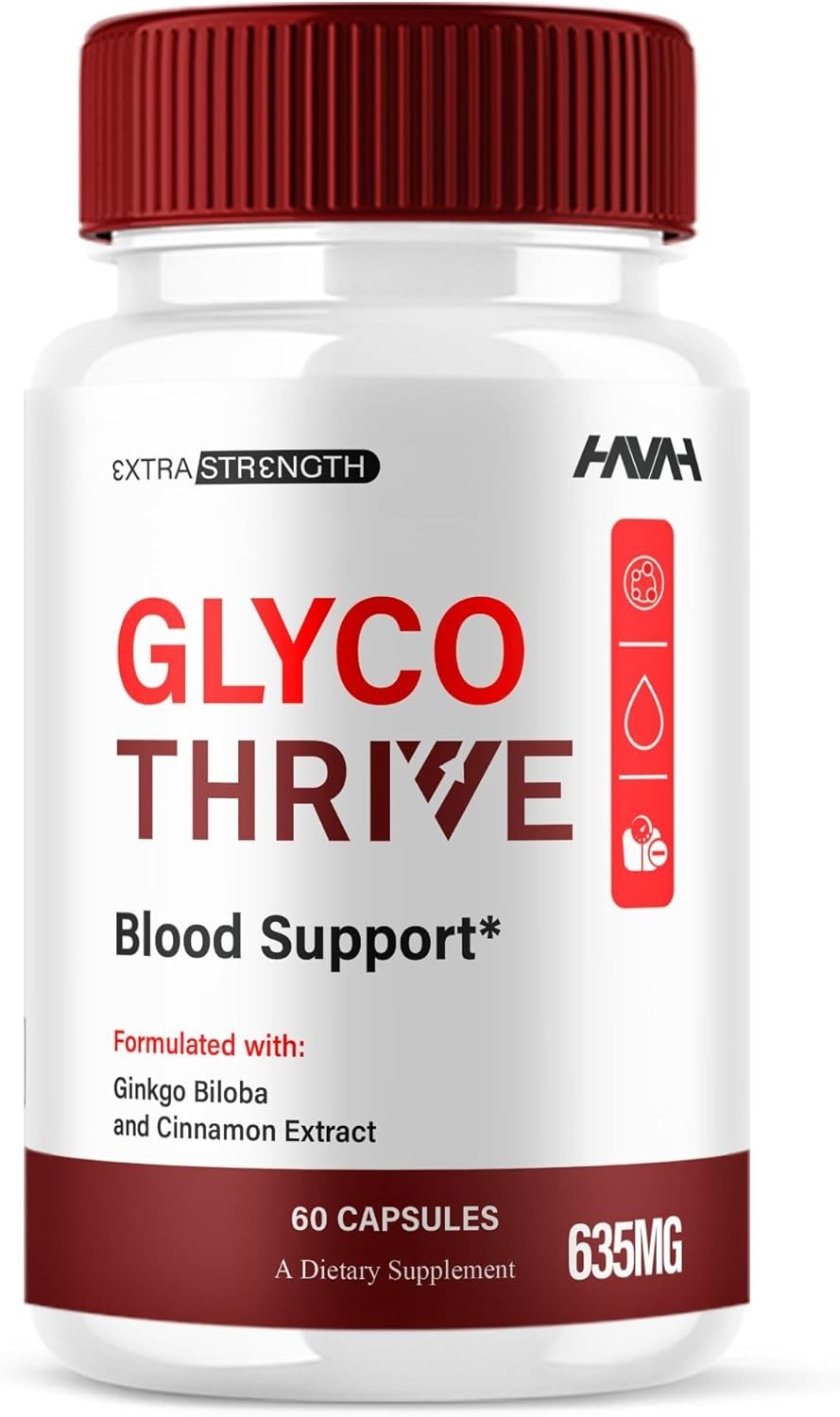 Glyco Thrive  Health Support Capsules - Balanced Energy Formula, 60 Count thumbnail 3