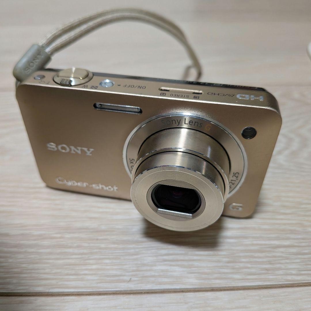 Sony Cyber-shot DSC-WX5 Gold Digital Camera Full Accessories 3