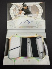 2022 National Treasures ROMY GONZALEZ Rookie Signature Jumbo Material Book /10