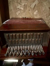 Hohner Diatonic Button Accordion Wood 2 Rows Germany