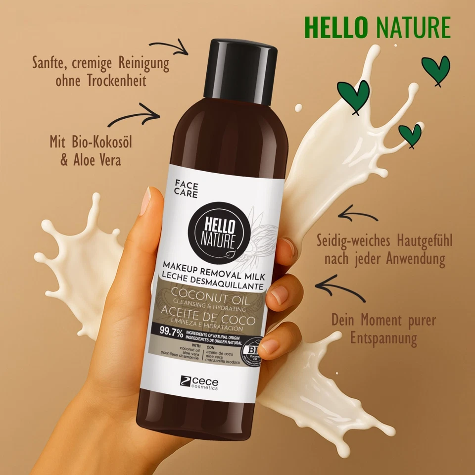 Reinigungsmilch Cocos Make-up Entferner Makeup Removal Cleansing Milk Bio Vegan - Bild 4 von 4