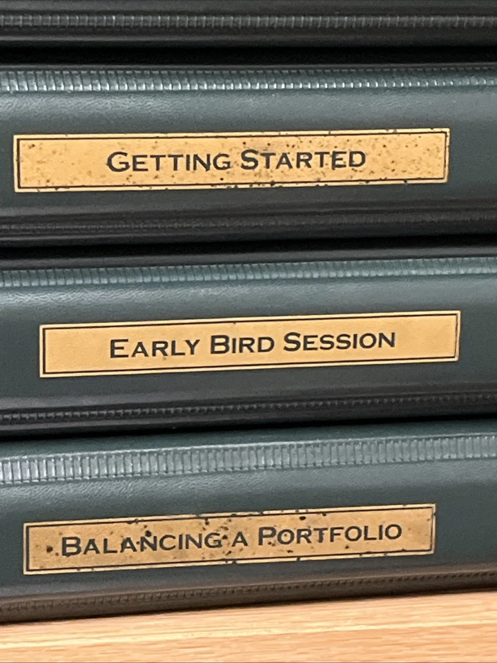 Wade Cook Wall Street Investing Workshop ENTIRE 6 Set VHS Cassette And Workbook - Image 4 of 4