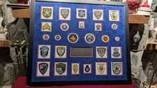 Police Patches/Badges Lot Of 25 Large Frame (Mostly Florida) Please See Photos