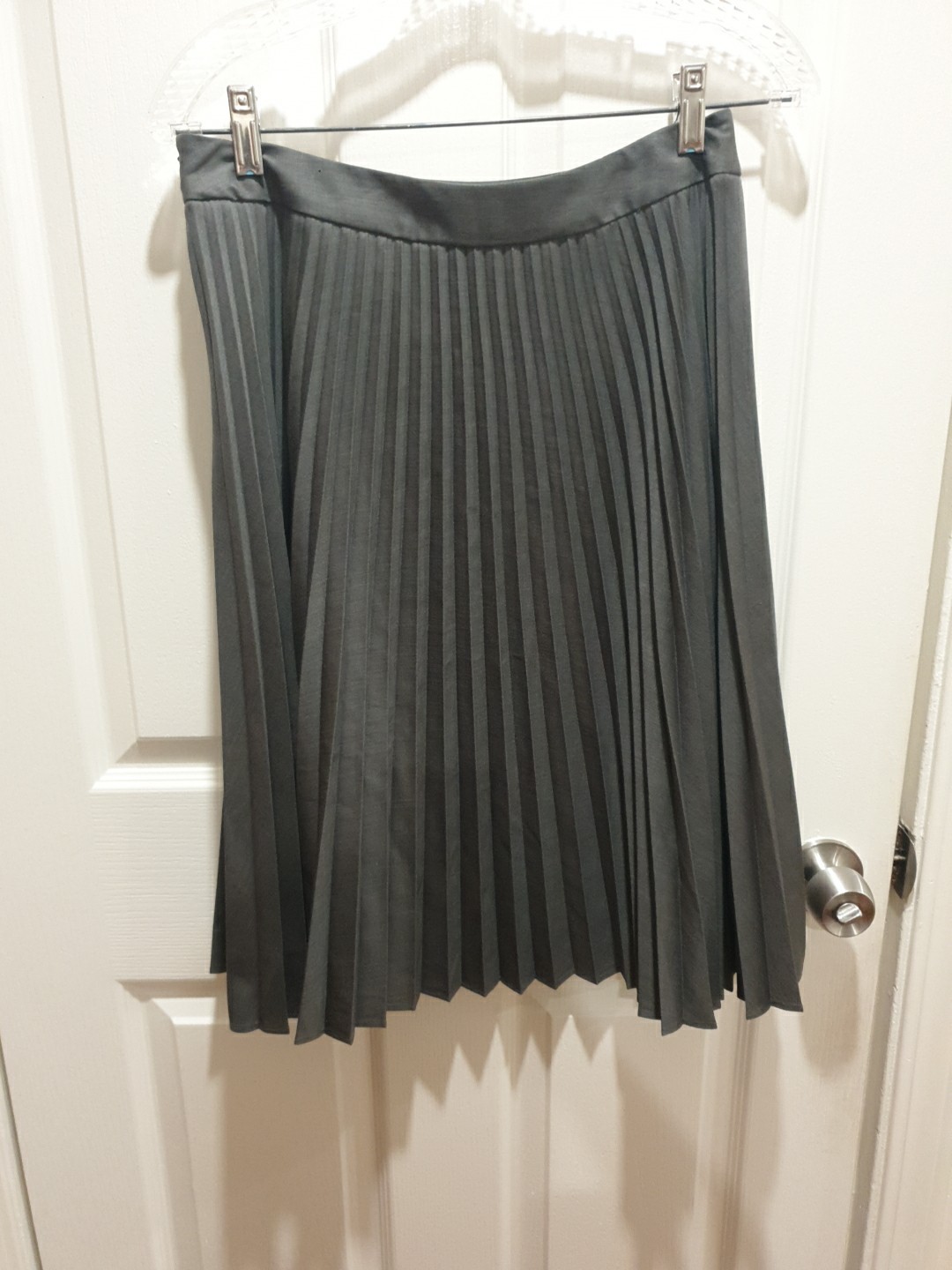 Pendleton Womens Wool Solid Knee Length Pleated S… - image 1