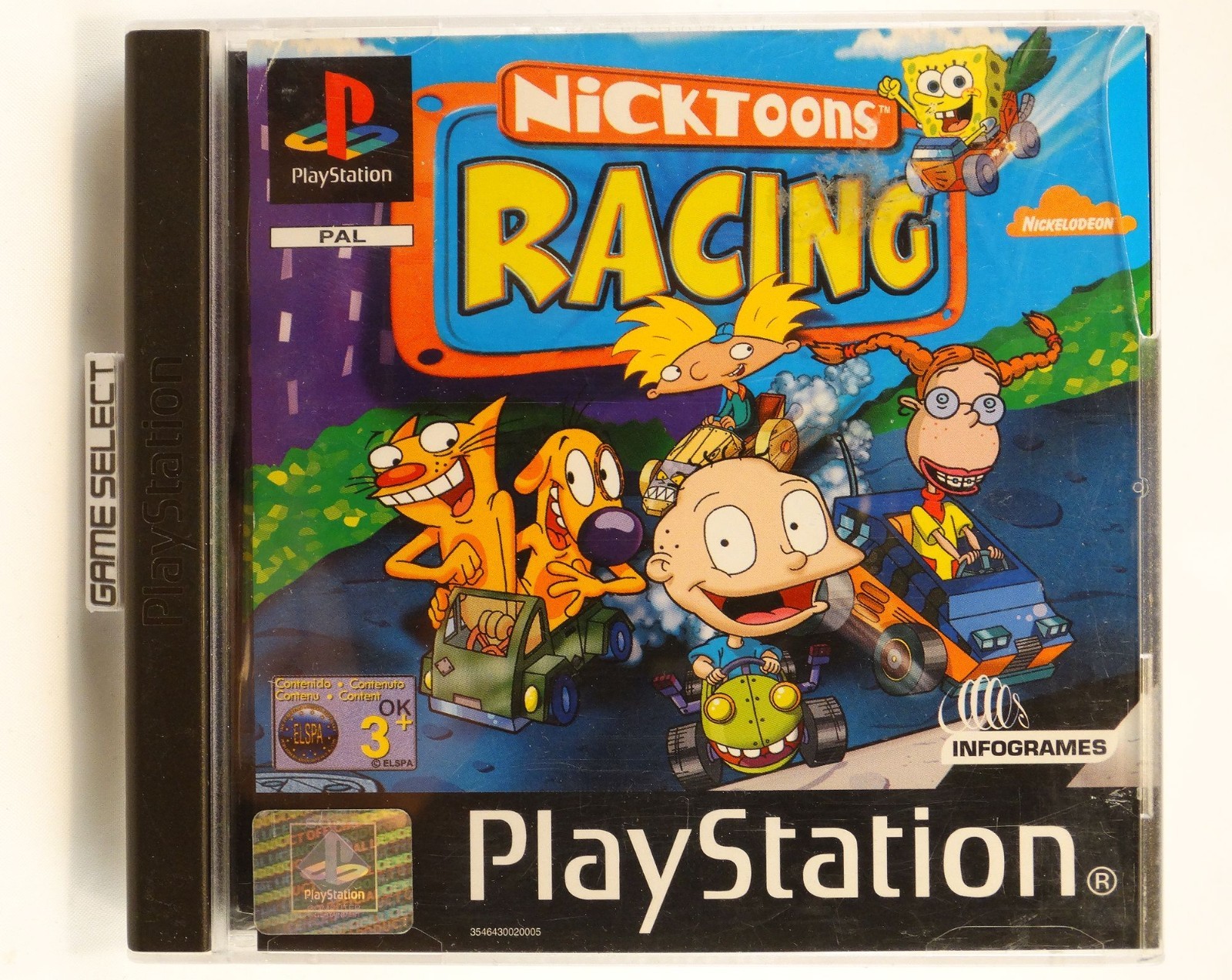 Nicktoons Racing Nickelodeon Playstation 1 2 3 PS1 PS2 PS3 Pal Italiano ...