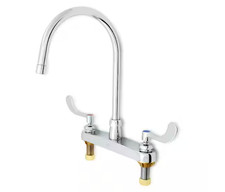 Zurn Z871C4-XL Kitchen Sink Utility Faucet 8" Gooseneck in Chrome
