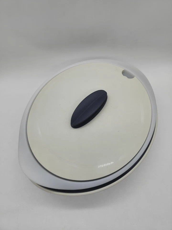 Tupperware Thermo Duo 2,1 Liter, Thermoschüssel, Servier Schüssel Anthrazit Weiß - Bild 3 von 4