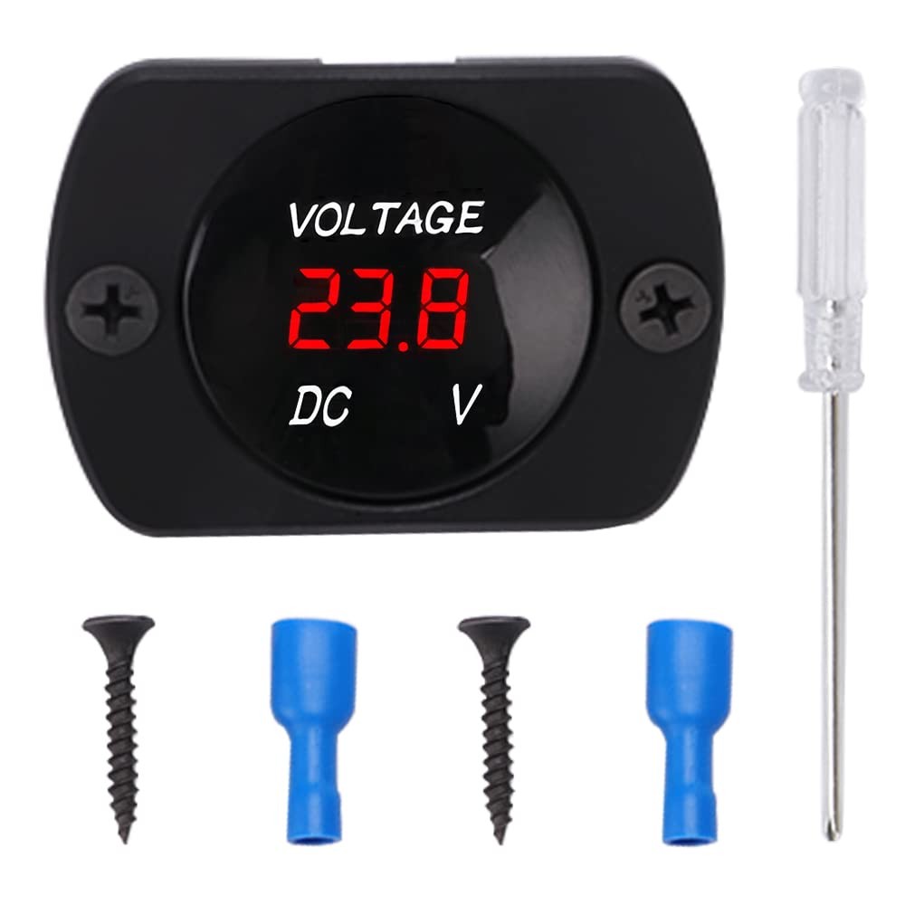 Voltmètre voiture étanche LED pour camping-car et road-trip en toute sérénité