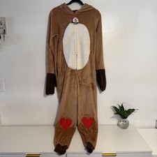 Rudolph the Red Nose Reindeer Unisex Pajamas Sz S 4-6 Side Pockets Christmas