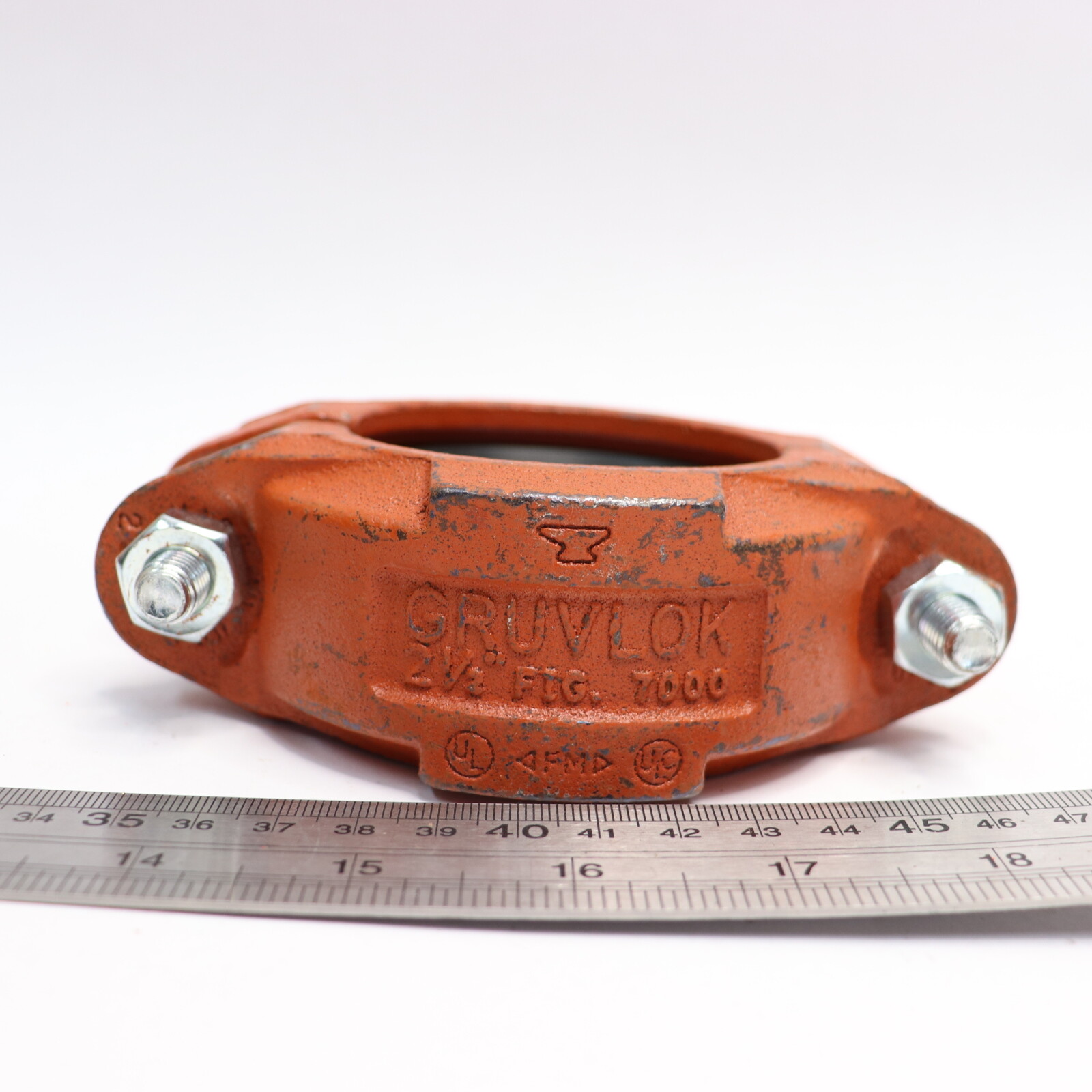 Gruvlok Rigidlok Coupling Ductile Iron Orange 21/2" 7000 eBay