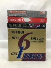 Lot of 10 Various Blank Cassette Tapes Sealed Fuji DR-I ToneMaster Maxell  UR90