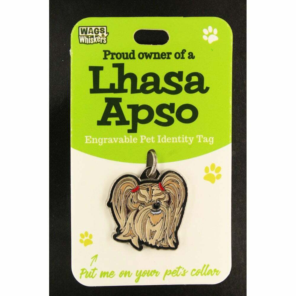 Wags & Whiskers Pet Identity Tag - Lhasa Apso 00204090045