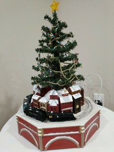 polar express christmas tree train