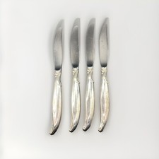 Vtg 1847 Rogers Bros IS Flair Silver-plate Flatware 9" Dinner Knives Set of 4