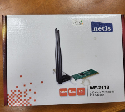 netis WF-2118 300Mbps Wireless-N PCI Adapter