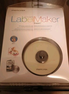 Memorex CD & DVD Label Maker Expert W/ 6 Blank DVD R | eBay