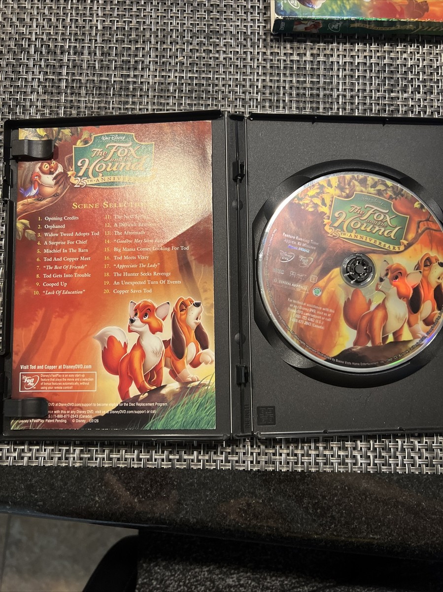 The Fox and the Hound (DVD, 2006, 25th Anniversary Edition