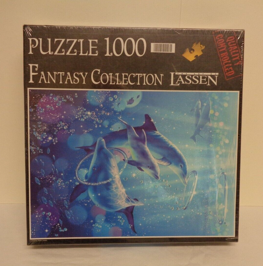 Clementoni Dolphin Symphony 1000 Piece Jigsaw Puzzle Lassen Fantasy Collection