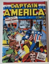 Captain America 1 comic Refrigerator Magnet 2" by 3" Marvel