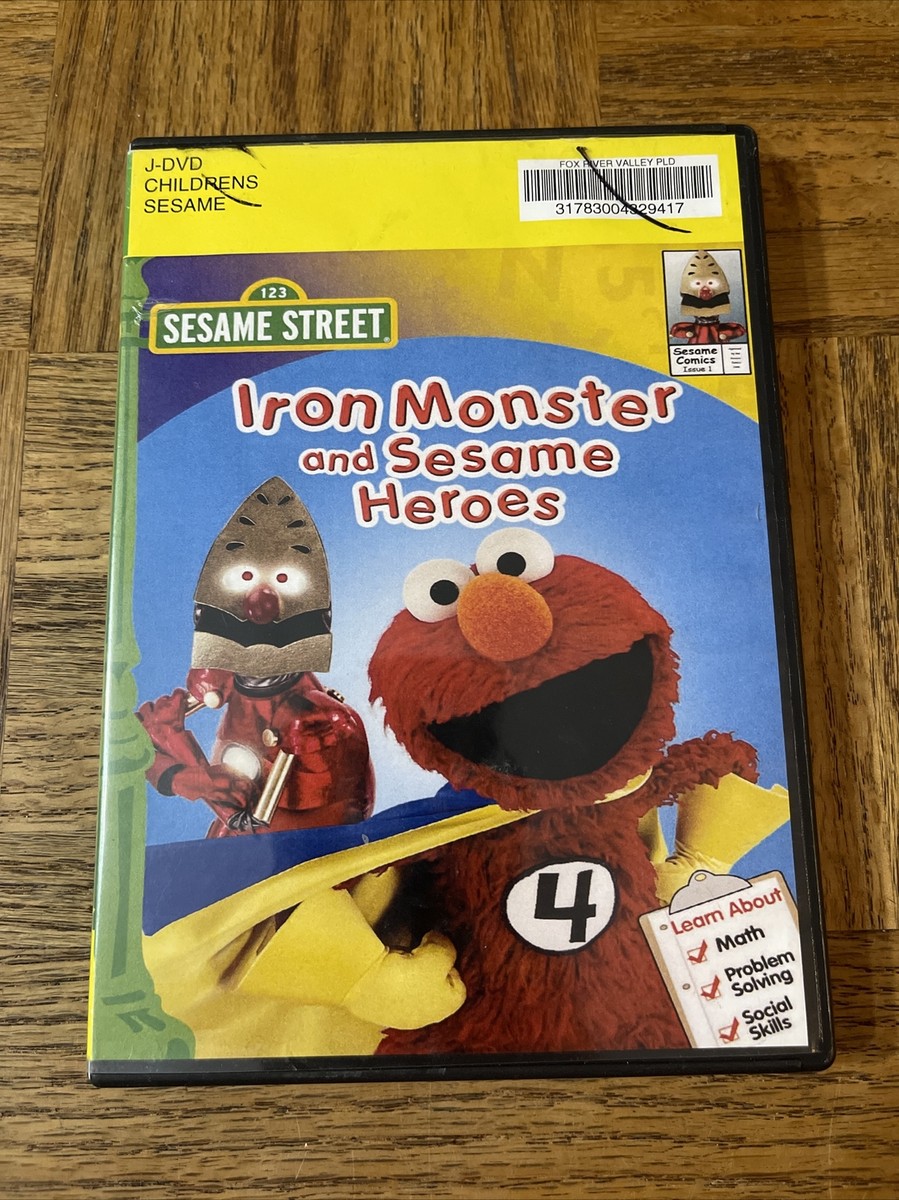 Sesame Street Iron Monster And Sesame Heroes DVD