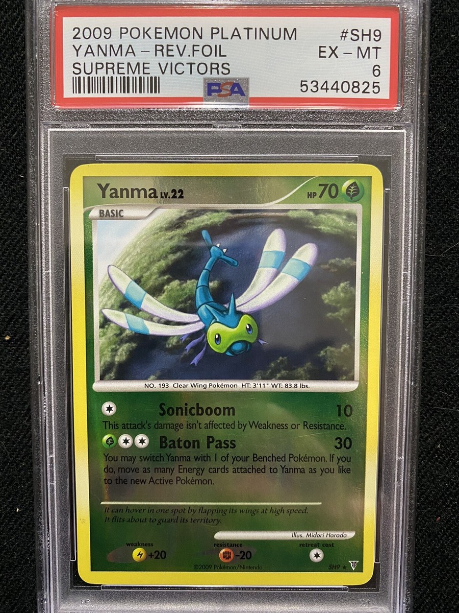 2009 Pokemon Platinum Supreme Victors Yanma Reverse Foil #SH9 PSA