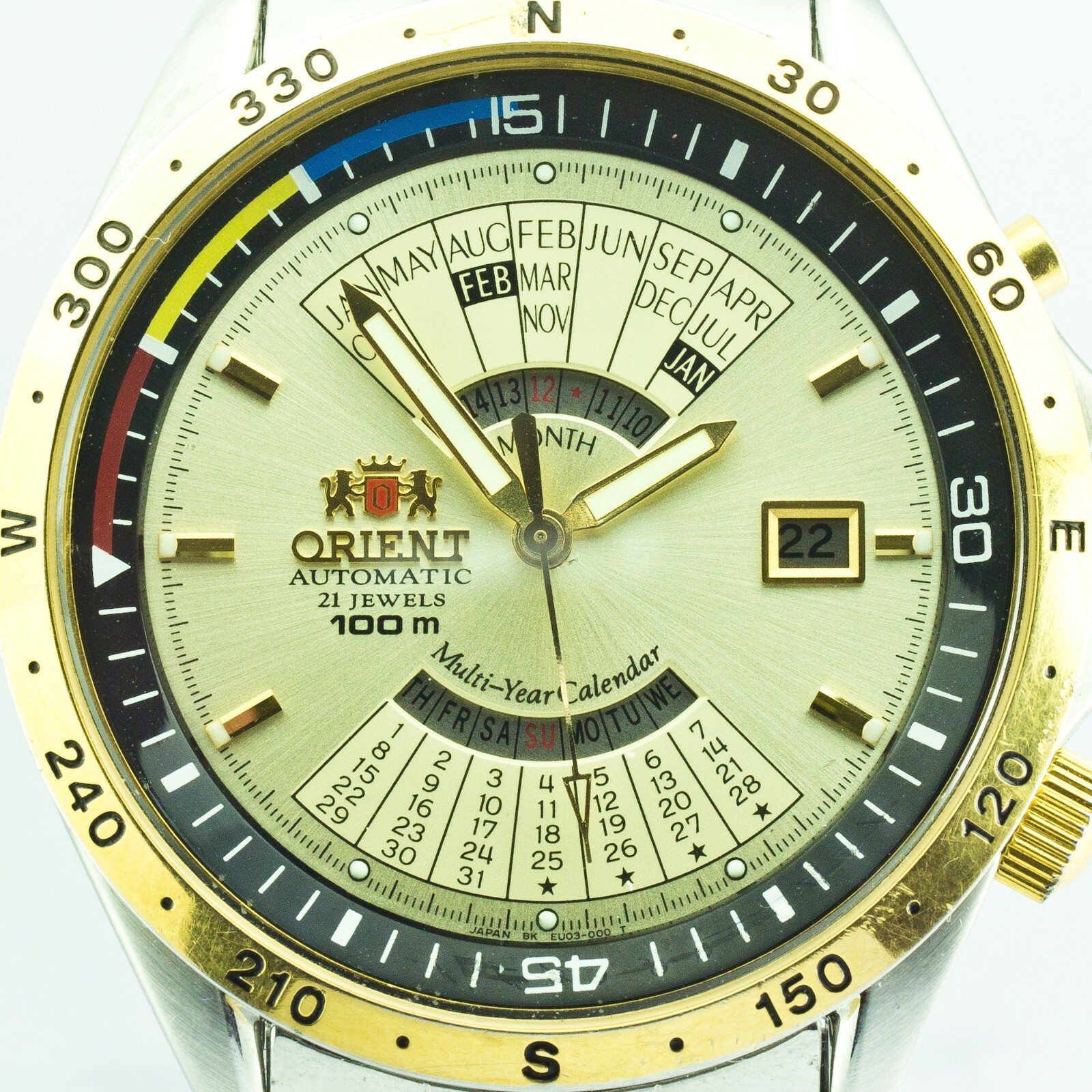 ORIENT multi year calendar Automatic Watch Vintag… - image 11