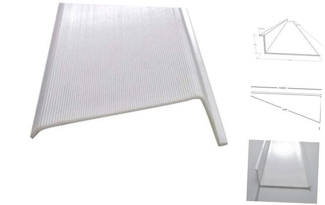 Beam Lighting Under Cabinet Light Cover Replacement | White Ribbed Acrylic