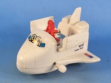 Tomy Collectible Vintage Wind Up Toy Space Shuttle With Astronaut