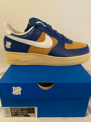  Nike X Undefeated Air Force 1 Low SP DM8462-400 Size Men 10.5