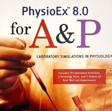 PhysioEx 8.0 For A P Physiology Laboratory Simulations PB Reference Book BKBX14