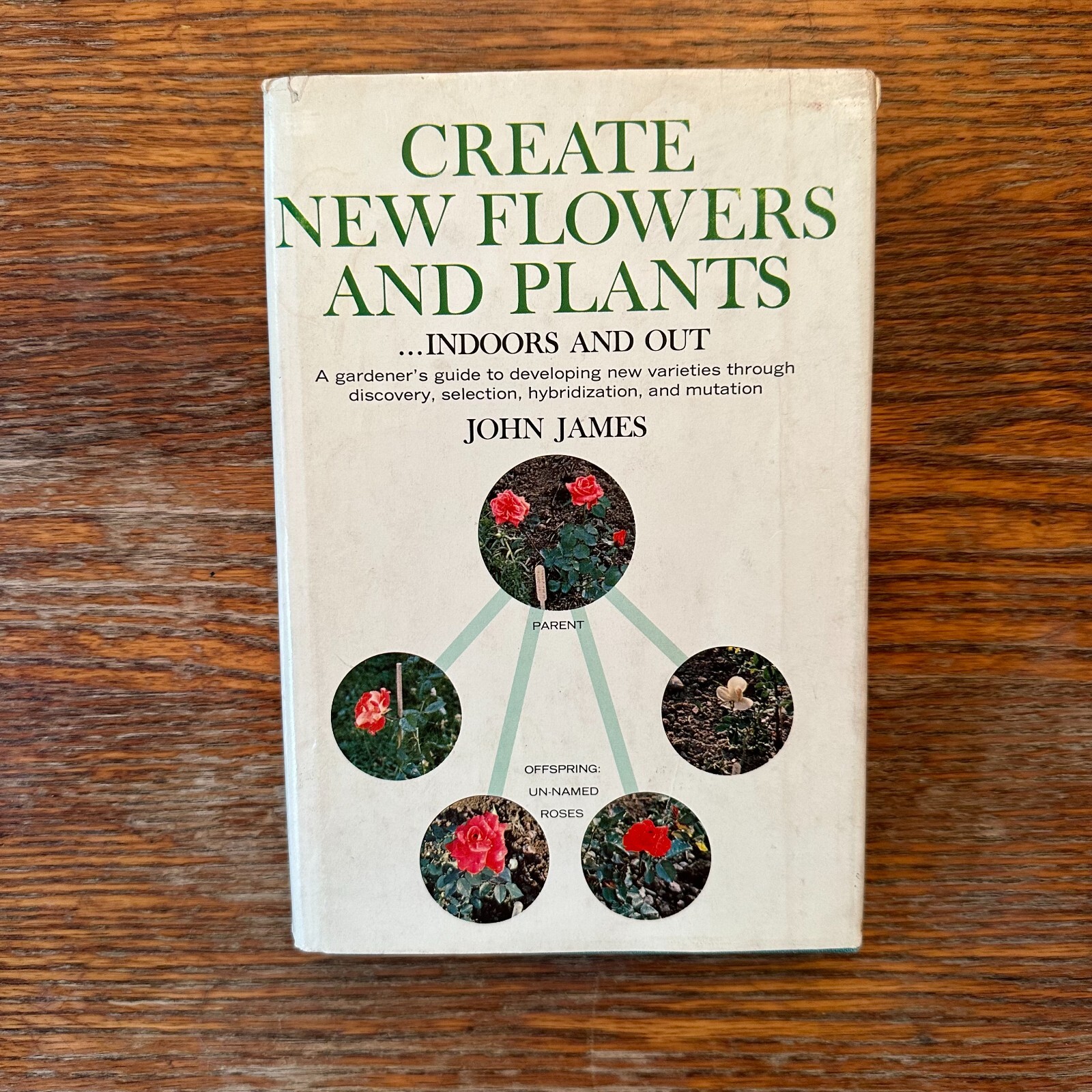 Create New Flowers and Plants by John James 1966 1st Ed Hardcover VERY GOOD