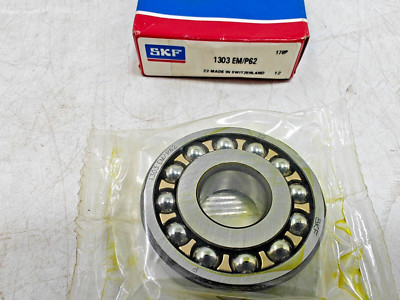 SKF 1303-EM P62 Double Row Self Aligning Bearing 1303 EM P62 SKF Switzerland