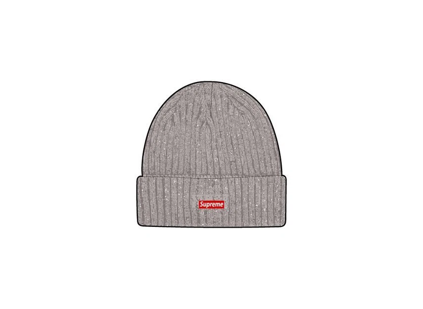 Bonnet Supreme surteint métallisé argent (25SS)