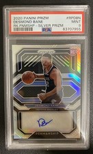 2020 Panini Prizm Desmond Bane R.K Penmanship Silver Auto PSA 9 RC Grizzlies