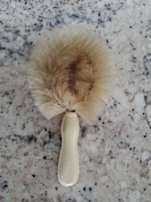 Vintage Fuller Lint Clothes Upholstery Brush Cream Bakelite Handle 8.5"; Mint