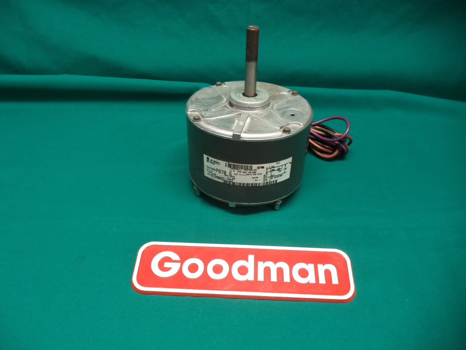Goodman 1/6 Hp 208/230 Volt Condenser Fan Motor B13400251/252 eBay