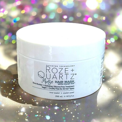ROSE + QUARTZ MUSE Hair Mask Bond Builder 8.5 oz Full Size Hydrating Treatment 