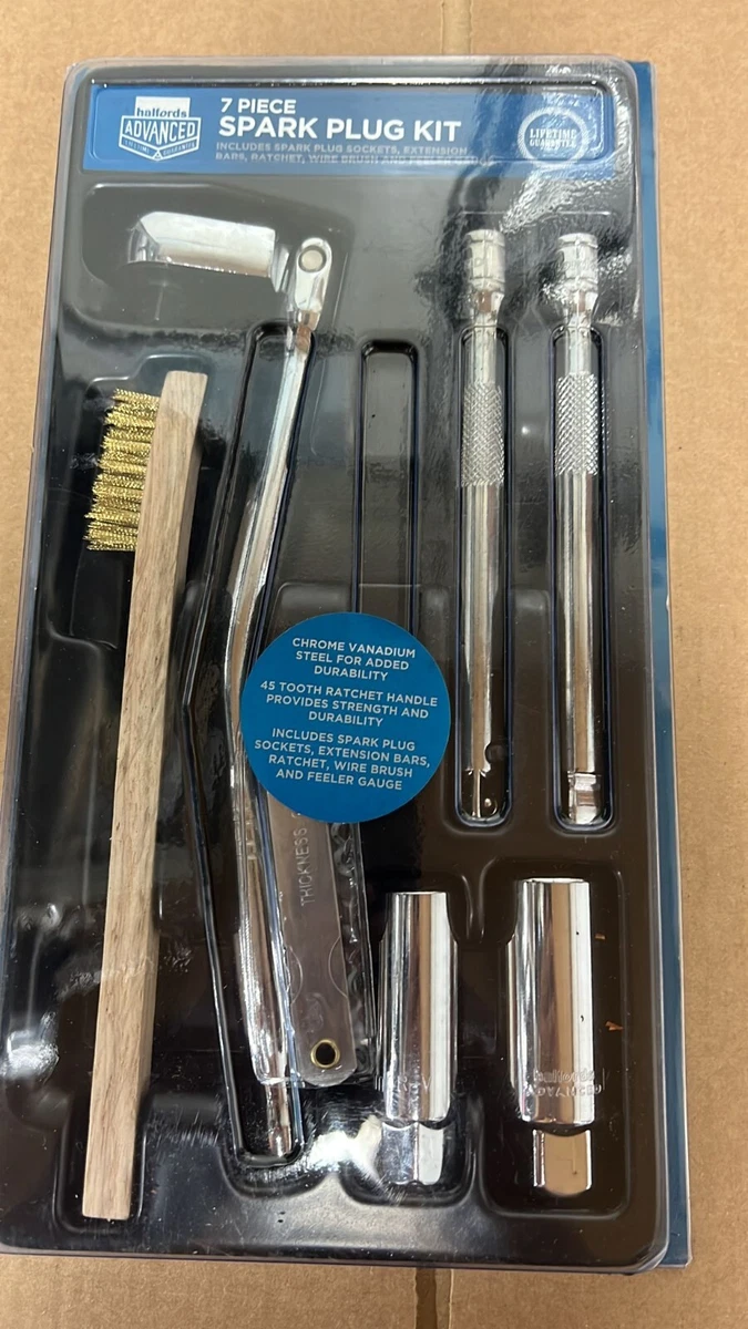 Halfords spark outlet plug socket set