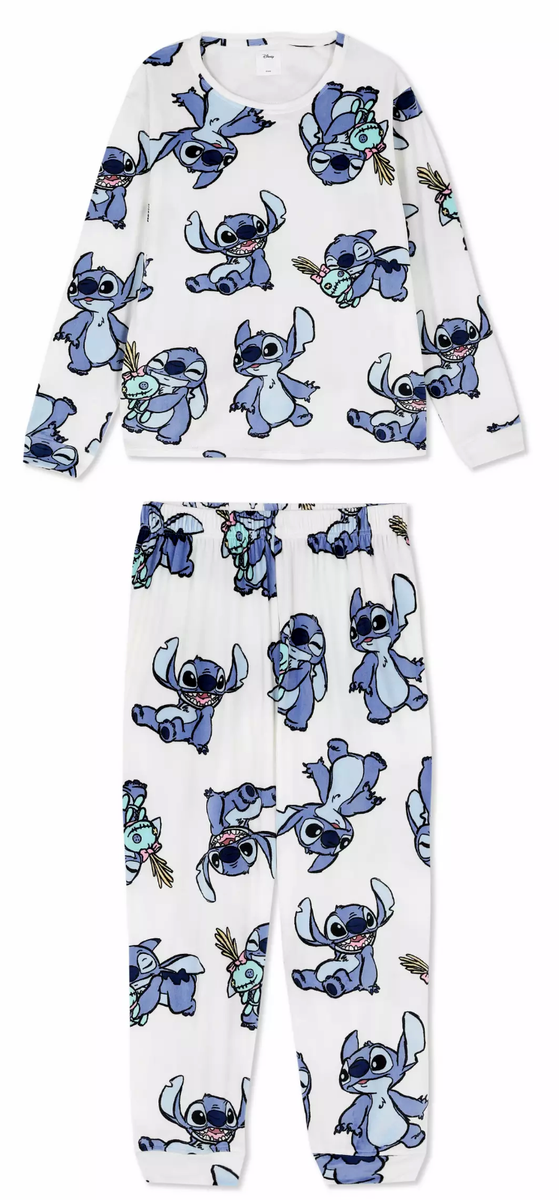Fleece Pyjamas Asda Stitch Pyjamas Ladies Fleece Pyjamas DISNEY