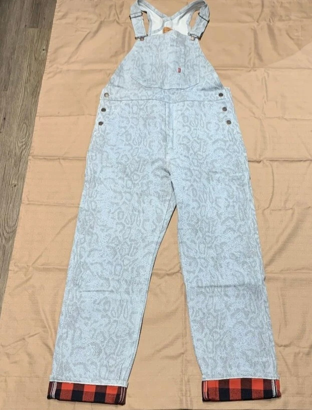 Salopette FW17 Supreme x LEVI'S peau de serpent bleu clair salopette jean M Medium