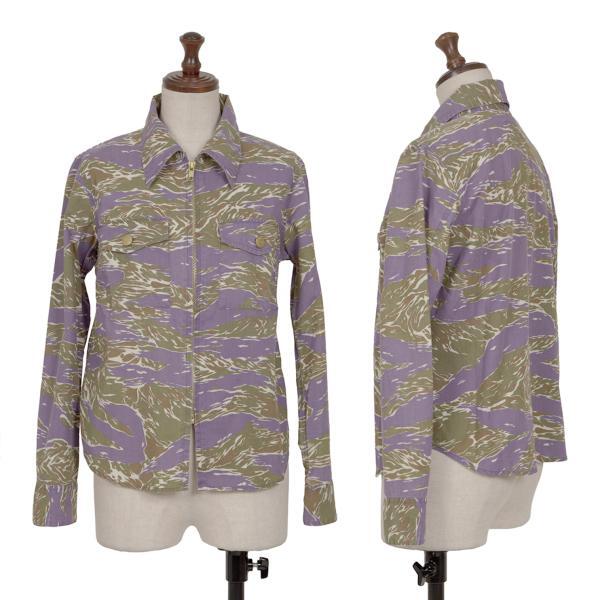 agnes b. SPORT Cotton Camouflage Zip-up Jacket Size M(K