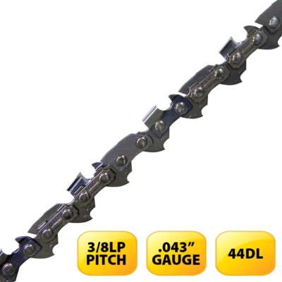 12'' Chainsaw Chain 3/8LP x .043 x 44DL  Pro-Kut Fits many 12'' Stihl Saws 6 Pack