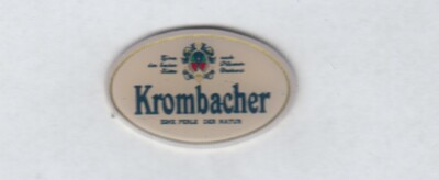 Mature Krombacher Lettering Perle Der Nature Bierpin