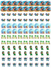 108 Lilo and Stitch Favor Hershey Kiss Labels Stickers Showers Birthday More