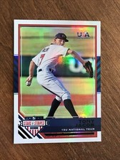 Tony Jacob 2017 Panini USA Baseball Stars Stripes Black Flag #58 Stanislaus /5