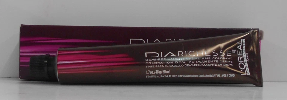 Crema de color de cabello profesional semipermanente LOREAL DIA RICHESSE ~ 1,7 OZ. Tubo! Foto 2 de 4