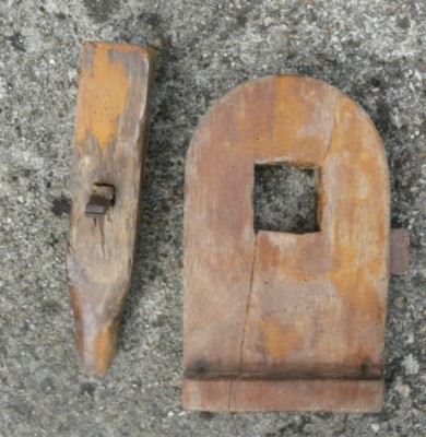 Rabot De Tonnelier Ancien, Outil En Bois Et Fer, Fabrication Française