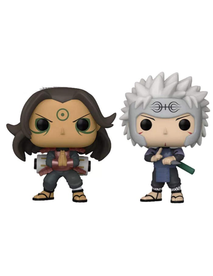 FUNKO POP ANIMATION NARUTO SHIPPUDEN HASHIRAMA &amp; TOBIRAMA 2 PACK VINYL FIGUR