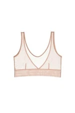 Else 271549 Woman Powder Bare Soft Sporty Bra Size Small